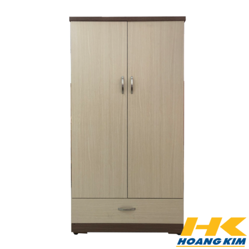 Tủ Áo 2 Cánh Gỗ Công Nghiệp MDF Melamine