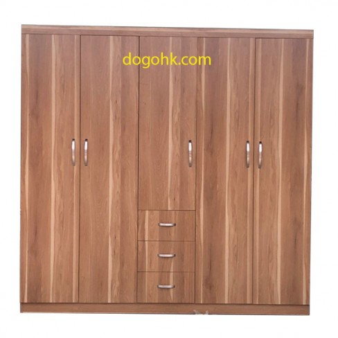 Tủ Áo 5 Cánh Gỗ MDF Melamine Màu 919