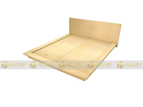 giường Nhật đầu trơn HK240