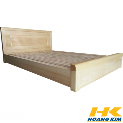 Giường Ngủ Bệt Gỗ Sồi Nga 1m8x2m Màu Tự Nhiên