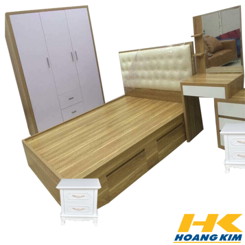 Bộ combo giường tủ 1m4