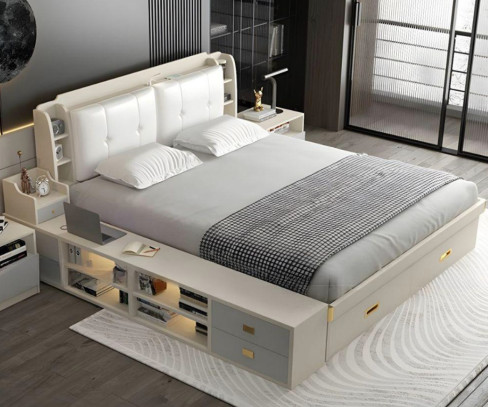 Giường gỗ công nghiệp GHK05
