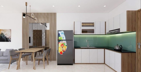 NỘI THẤT NGUYÊN CĂN - NC007 - 1PN + 1 BẾP + PHÒNG KHÁCH