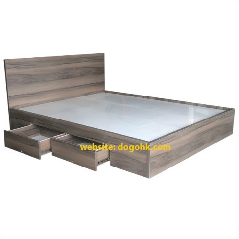Giường Ngủ Gỗ MDF Melamine Ngăn Kéo Màu  HK 915