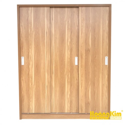 Tủ Áo Cửa Lùa 1m6 Gỗ MDF Melamine  Màu Vàng 919