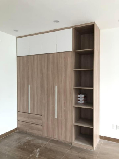 Tủ áo gỗ MDF phủ Melamine HK2407-07