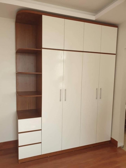 Tủ áo gỗ MDF phủ Melamine HK2407-08