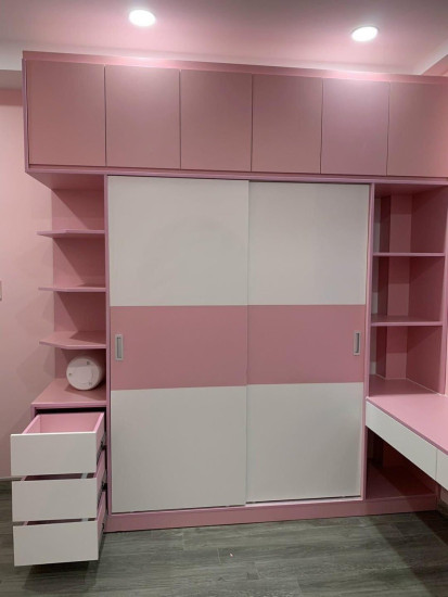 Tủ áo gỗ MDF phủ Melamine - HK2407-03