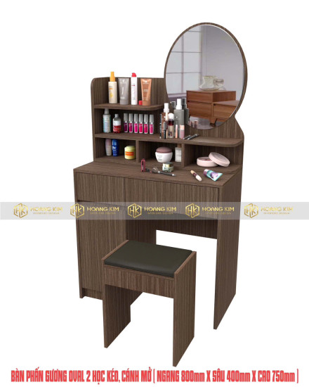 Bàn Trang Điểm Cánh Mở Gương Thường-M340