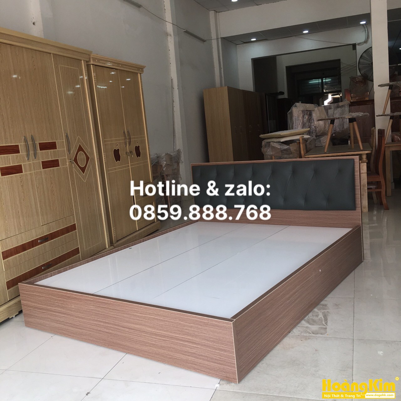 giường ngủ gỗ công nghiệp